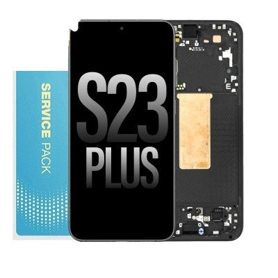 Samsung Galaxy S23 Plus S916B OLED Screen Replacement Digitizer with Frame GH82-30476E (Gold)-Graphite Samsung Galaxy S23 Plus S916B OLED Screen Replacement Digitizer with Frame GH82-30476E (Gold)-Graphite